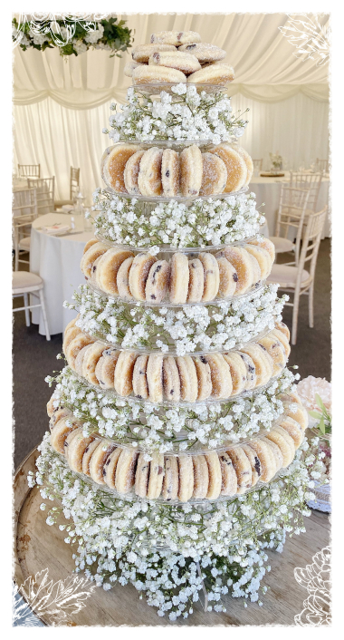 A tower of Welsh cakes